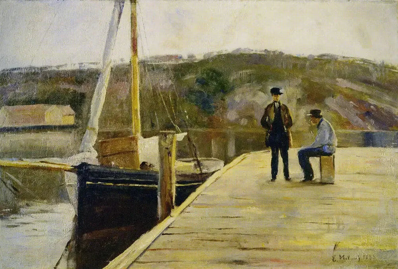 Am Kai - Edvard Munch
