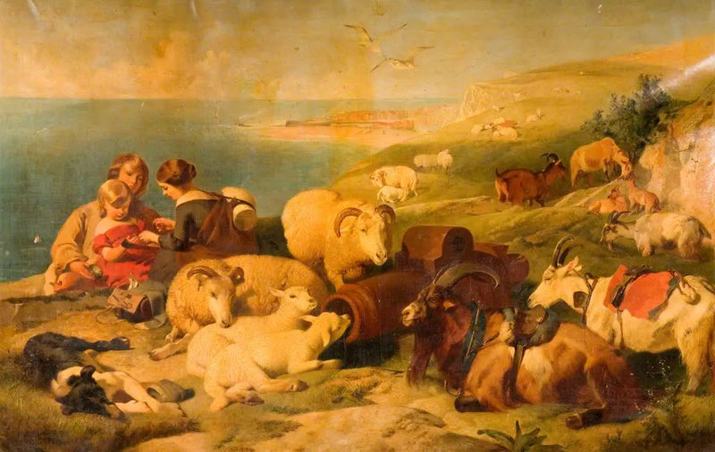 Auf den Downs - Edwin Henry Landseer