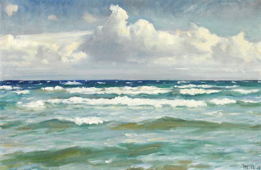 Surfen in Skagen – Michael Peter Ancher