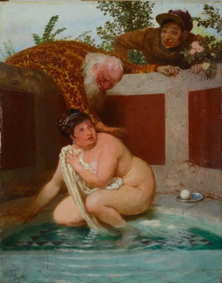 Susanna und die zwei alten Männer - Arnold Böcklin