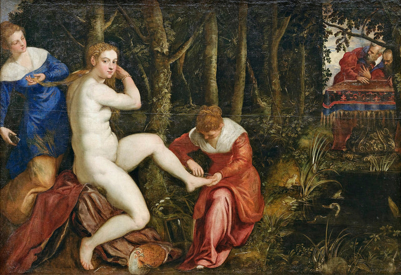 Suzanne im Bade - Jacopo Tintoretto