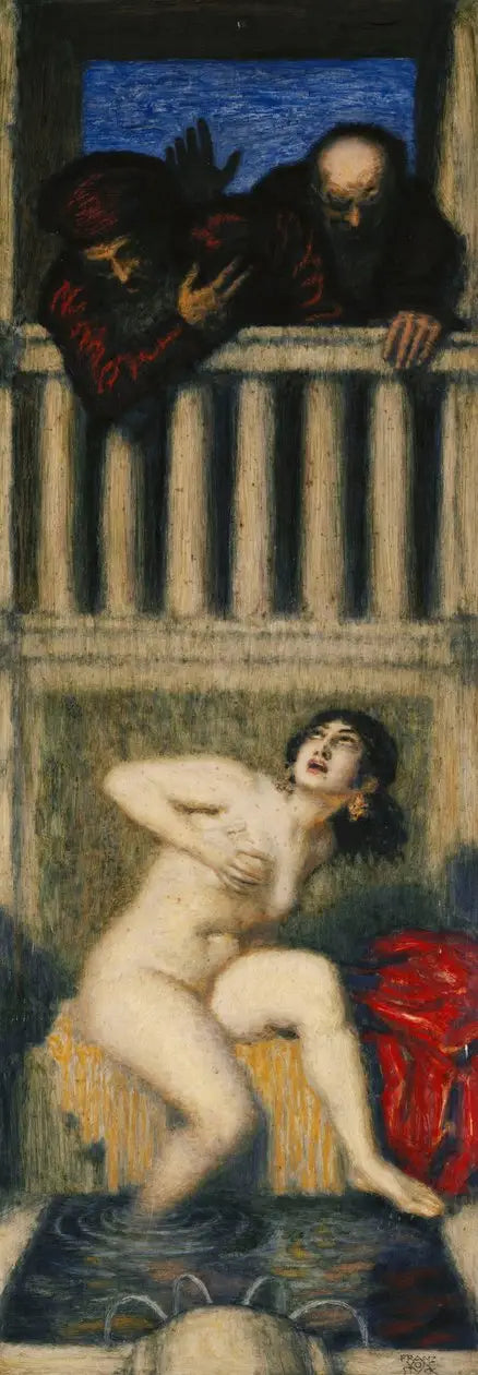 Susanne und die beiden alten Männer - Franz von Stuck