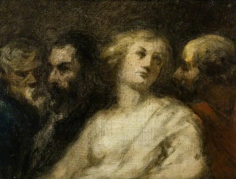 Suzanne und die alten Leute - Honoré Daumier