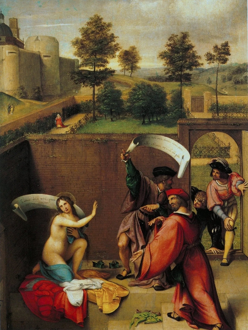 Suzanne und die alten Menschen - Lorenzo Lotto