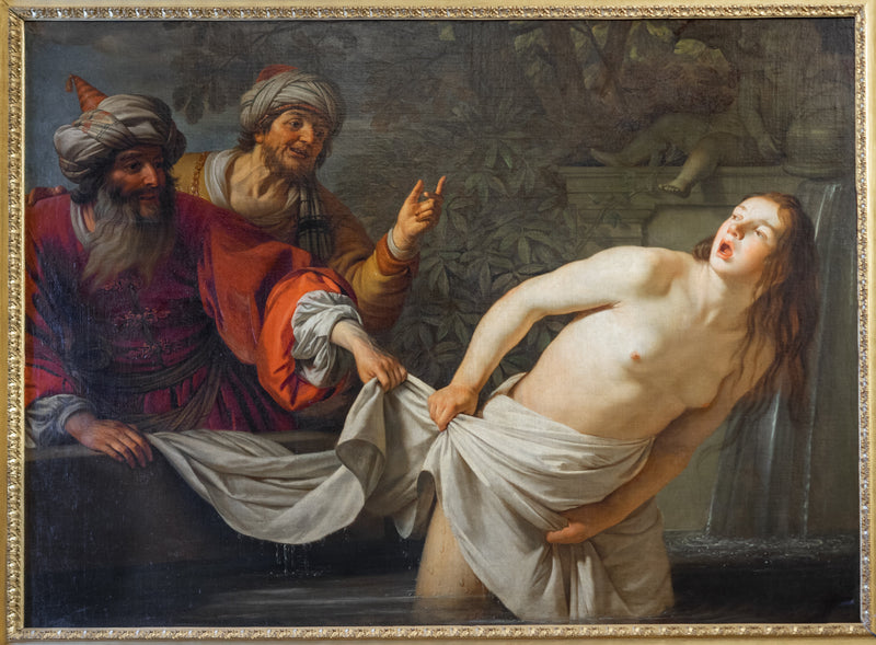 Suzanne belästigt von den Ältesten (Daniel 13:1-63) - Gerrit van Honthorst
