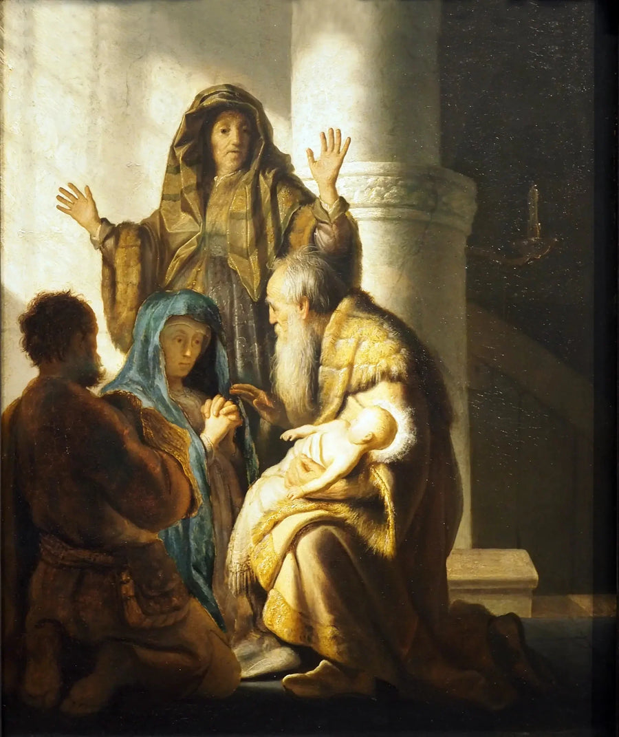 Syméon im Tempel - Rembrandt