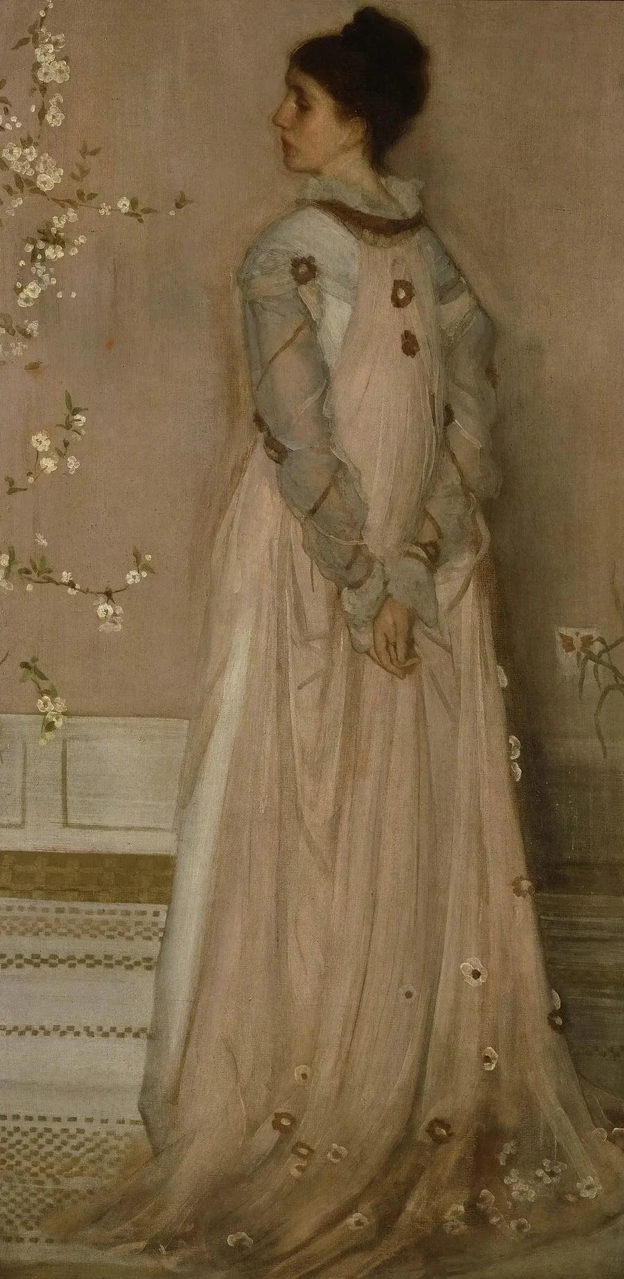 Symphonie in Farbe Stuhl und Rose - James Abbott McNeill Whistler