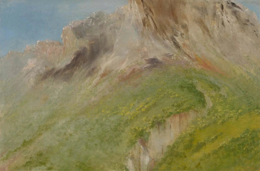 Ta-wa-que-nah, oder die Rocky Mountains, in der Nähe des Comanche-Dorfes - George Catlin
