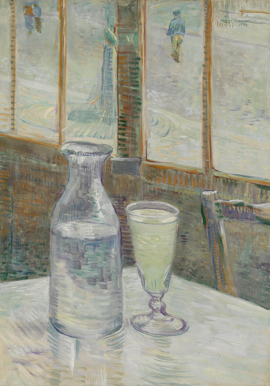 Kaffeetisch mit Absinth - Vincent van Gogh