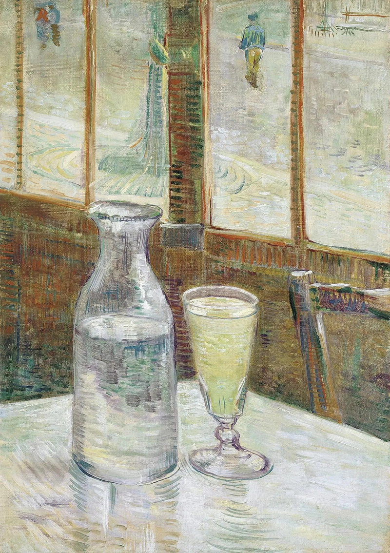 Kaffeetisch mit Absinth - Vincent van Gogh
