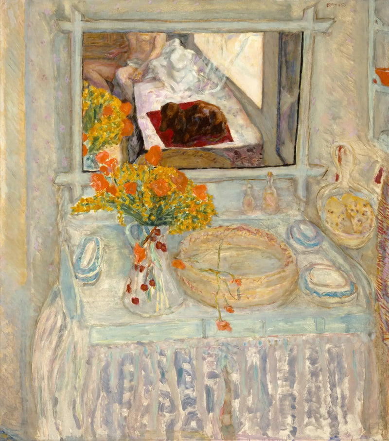 Schminktisch mit Spiegel - Pierre Bonnard