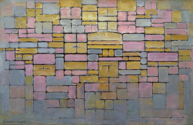 Gemälde Nr. 2 / Komposition Nr. V - Piet Mondrian