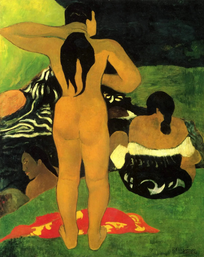Tahitianer am Strand - Paul Gauguin