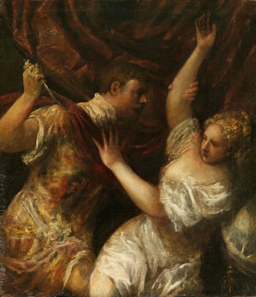 Tarquinius Sextus und Lucrèce - Titian