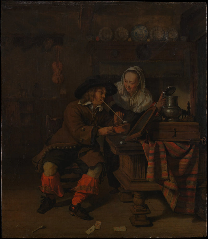 Tavern Scene - Gabriël Metsu