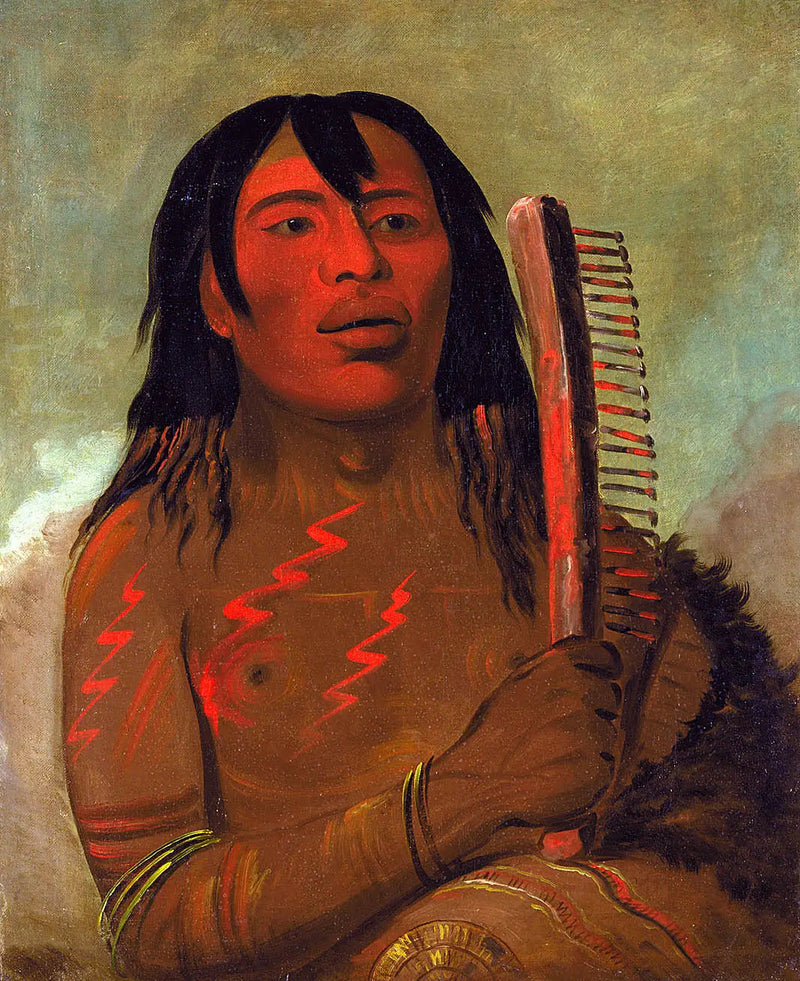 Tcha-dés-sa-ko-máh-pee, das Kind des Bären - George Catlin