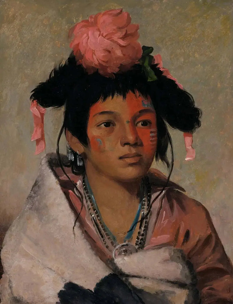 Tcha-káuk-o-ko-máaugh, großer Häuptling, ein Junge - George Catlin