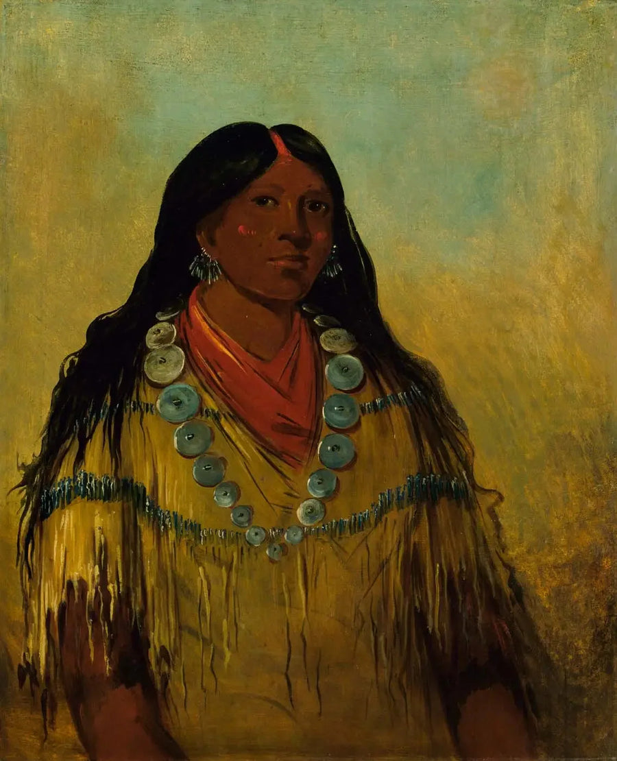 Tchow-ee-pút-o-kaw, eine Frau - George Catlin