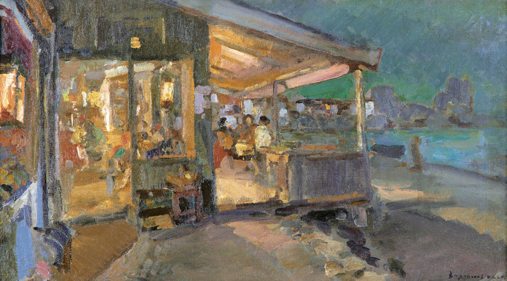 Teemaja Krimmis - Konstantin Korovin image 1 reproduction d’œuvre d’art à l’huile