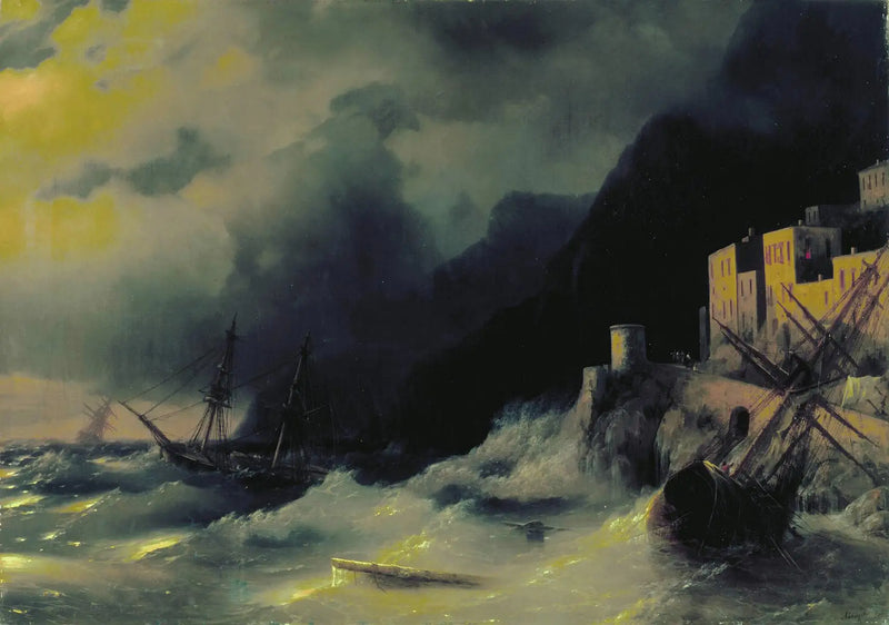Sturm auf See - Ivan Aïvazovski