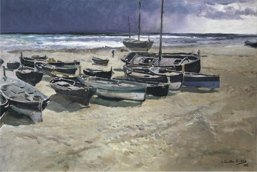 Imminente Sturm, Valencia - Joaquín Sorolla