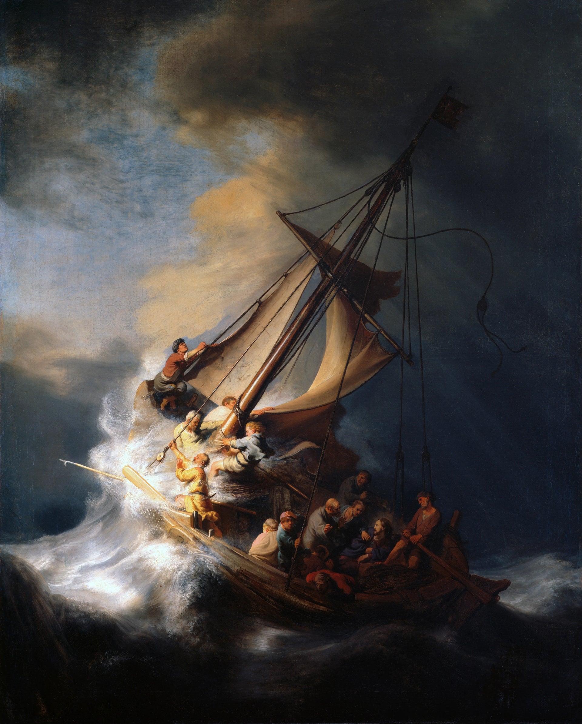 La Tempête sur la mer de Galilée — Rembrandt