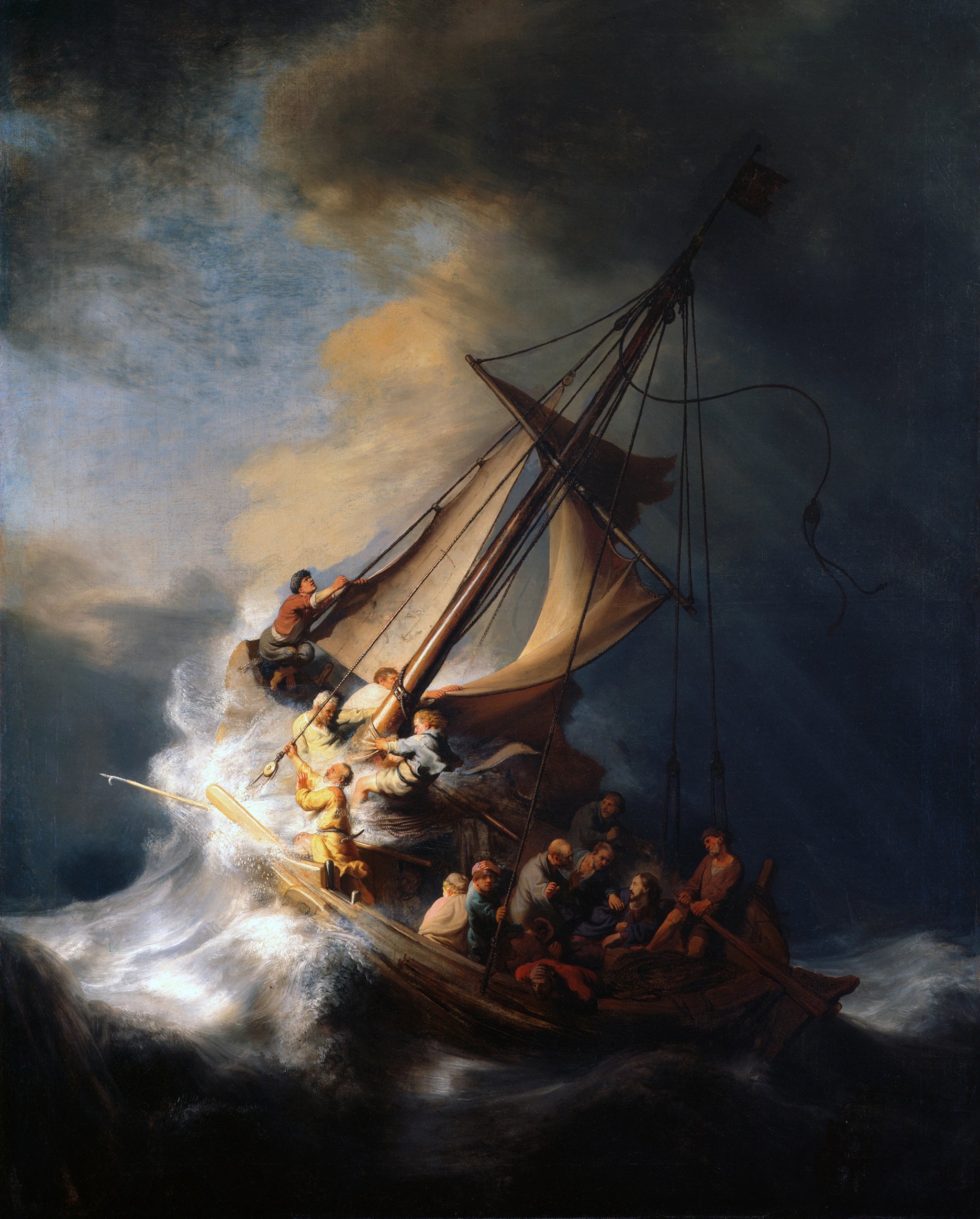 La Tempête sur la mer de Galilée — Rembrandt