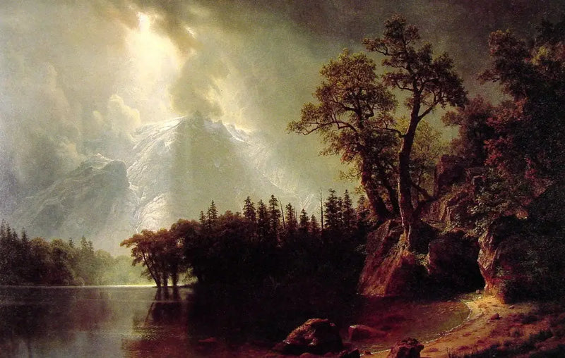 Vorübergehender Sturm auf der Sierra Nevada - Albert Bierstadt