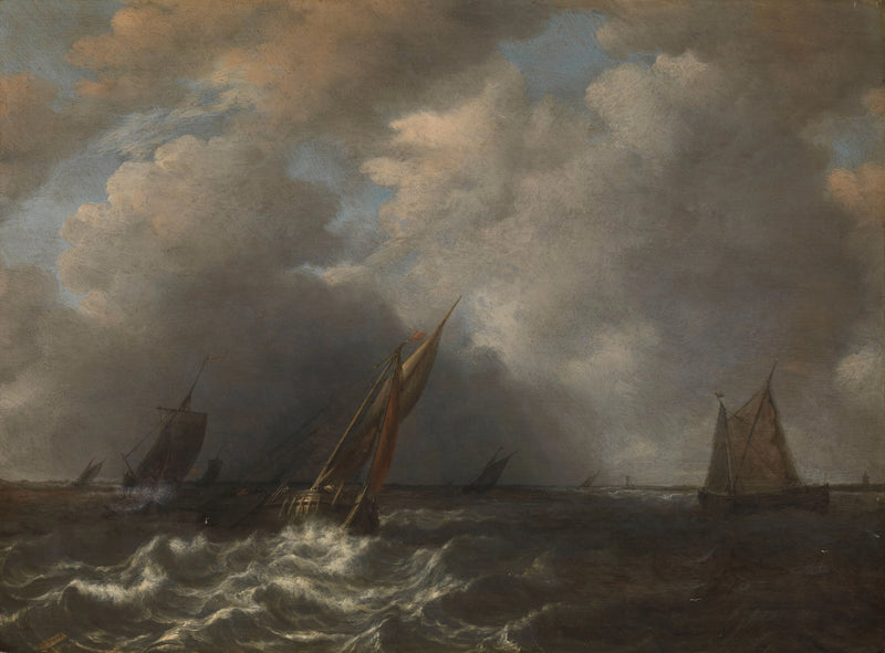Tempête sur la Meuse - Hendrick Martensz Sorgh