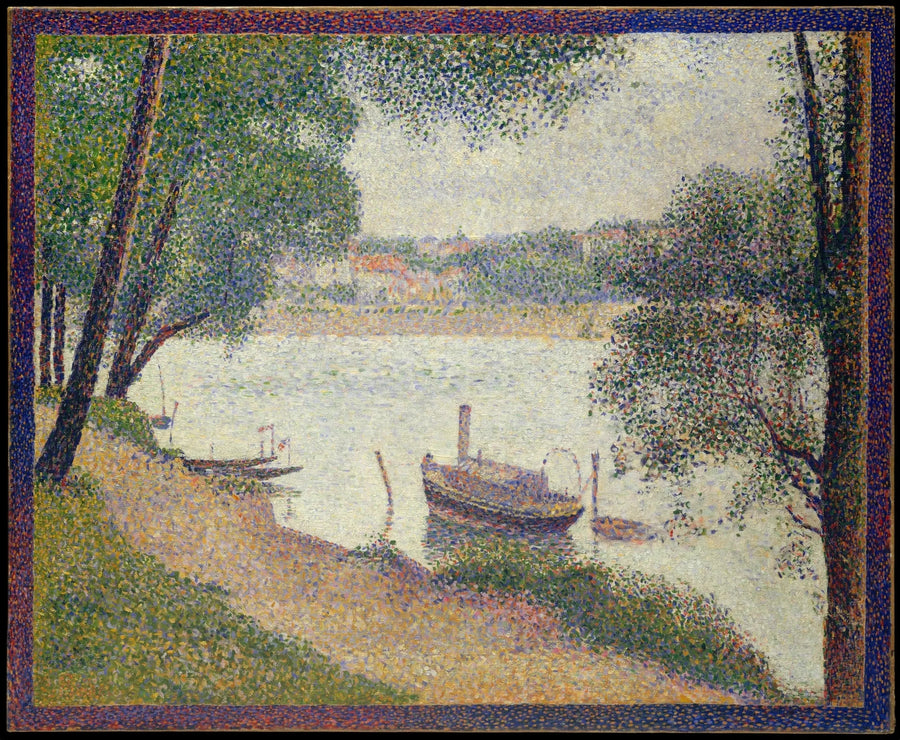 Grauer Himmel, Große Jatte - Georges Seurat
