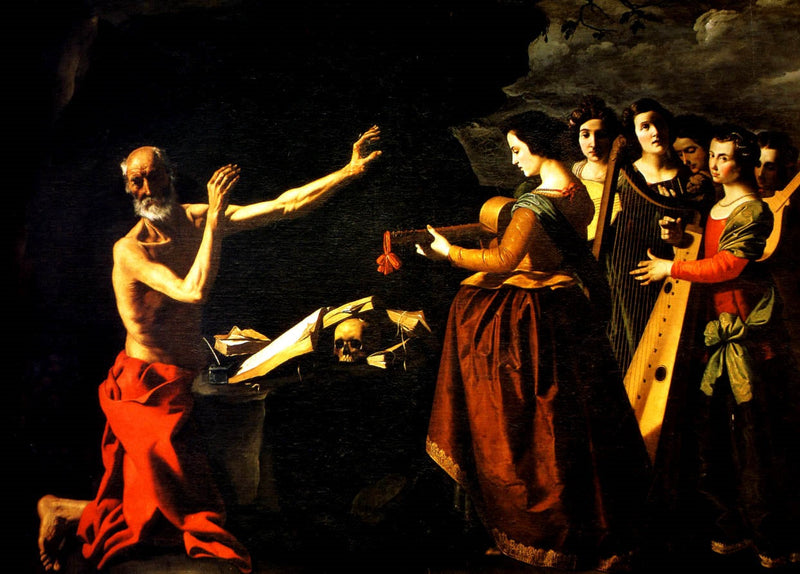 Versuchung des heiligen Hieronymus - Francisco de Zurbarán