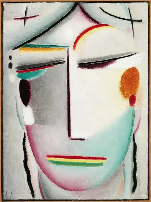 Abstrakter Kopf - Alexej von Jawlensky