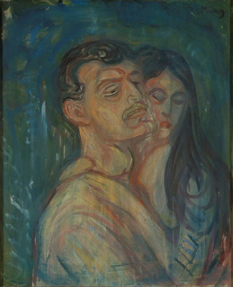 Kopf an Kopf - Edvard Munch