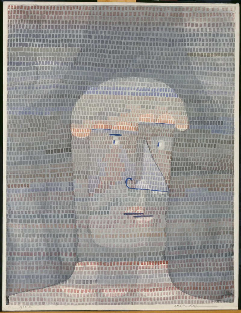 Athletenkopf - Paul Klee