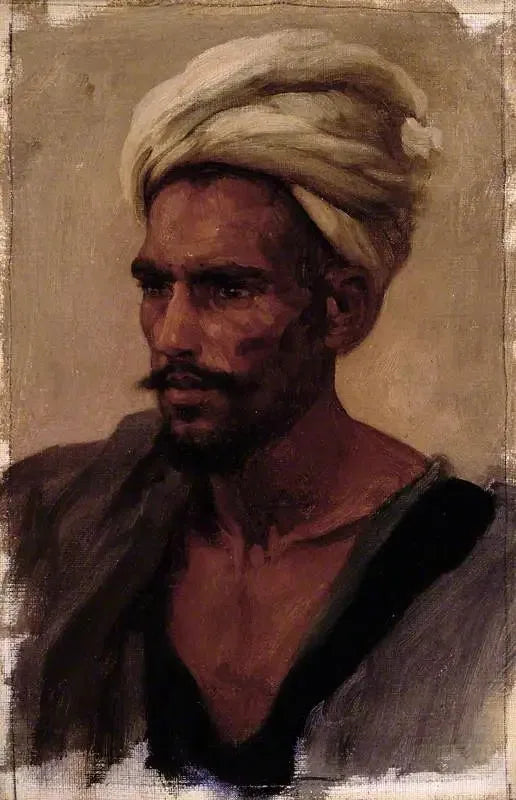 Kopf eines Arabers - Frederic Leighton