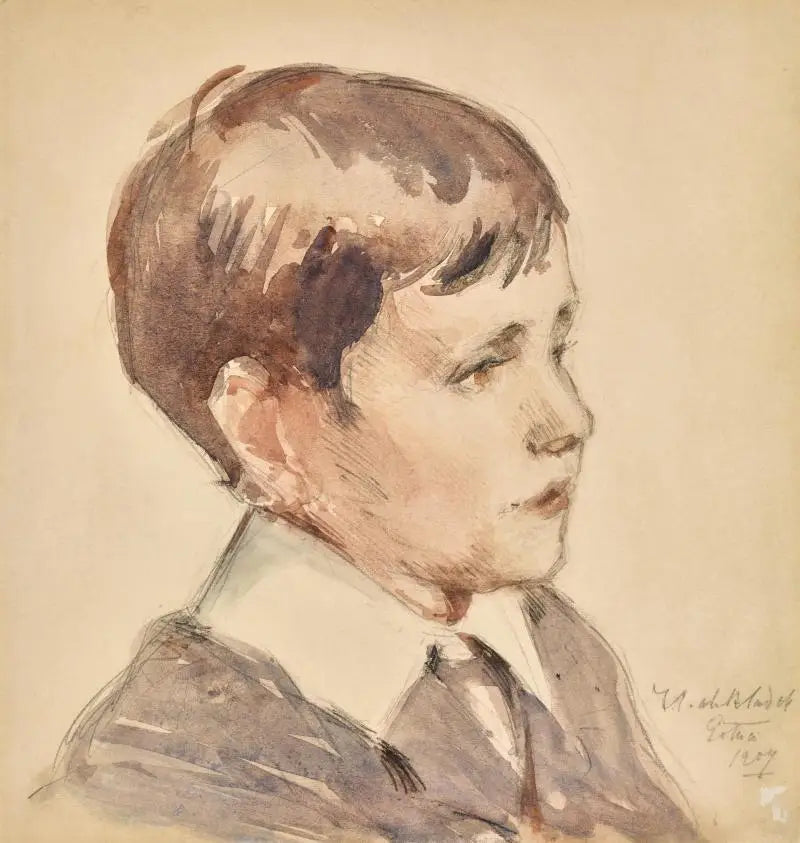 Kopf eines Jungen - Francis Cadell