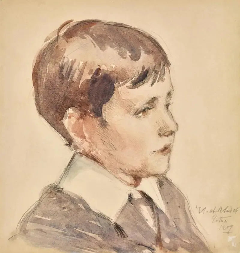 Kopf eines Jungen - Francis Cadell