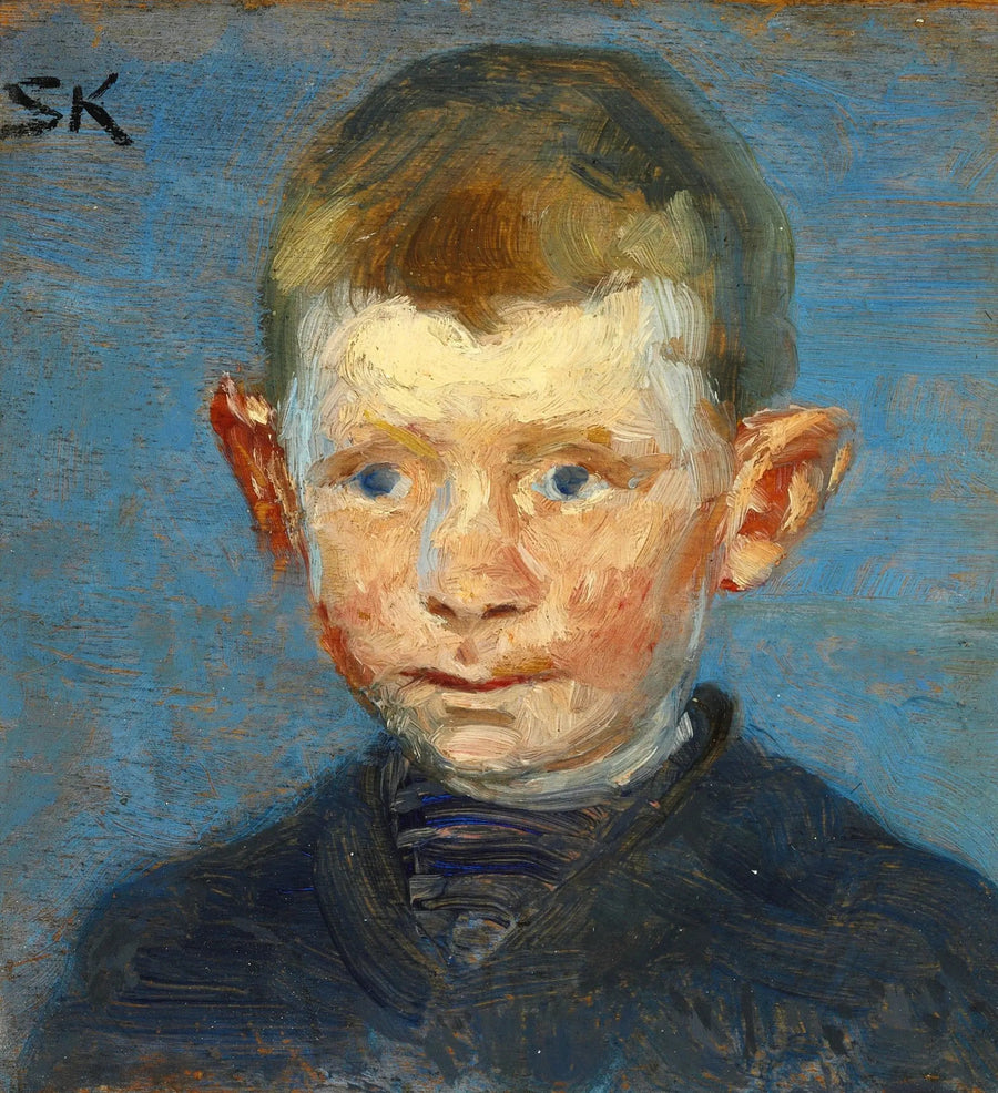 Kopf eines Jungen - Peder Severin Krøyer
