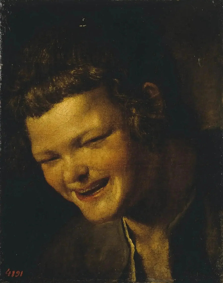 Kopf eines lachenden Jungen - Diego Velázquez