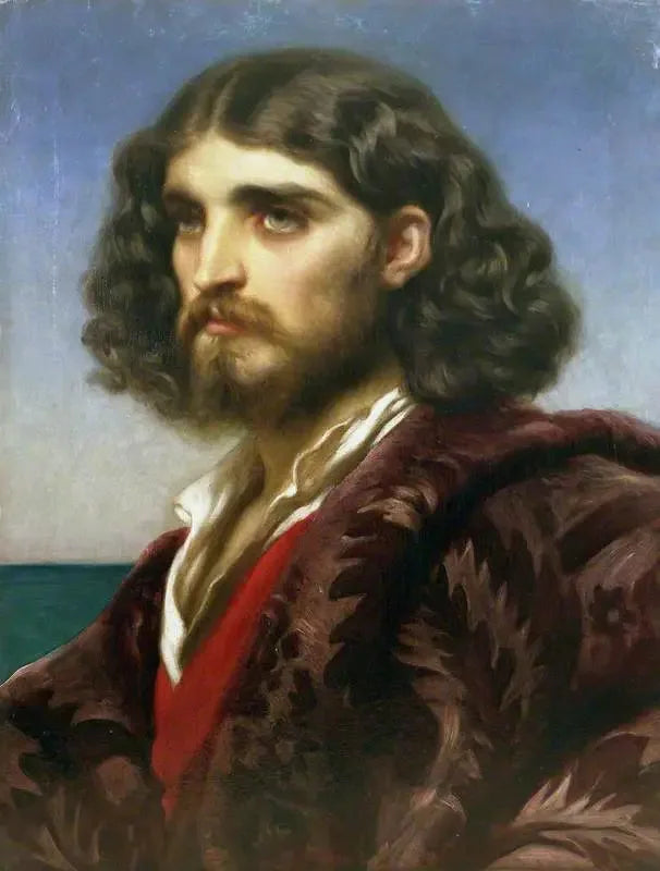 Kopf eines Italieners - Frederic Leighton