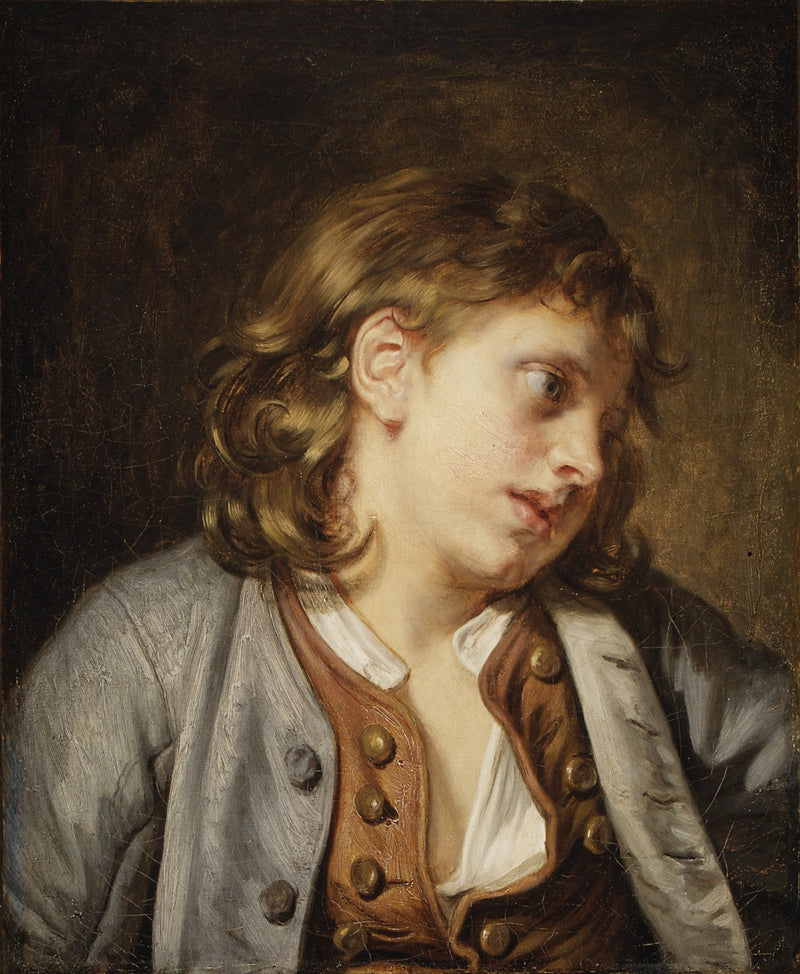 Kopf eines jungen Jungen - Jean-Baptiste Greuze