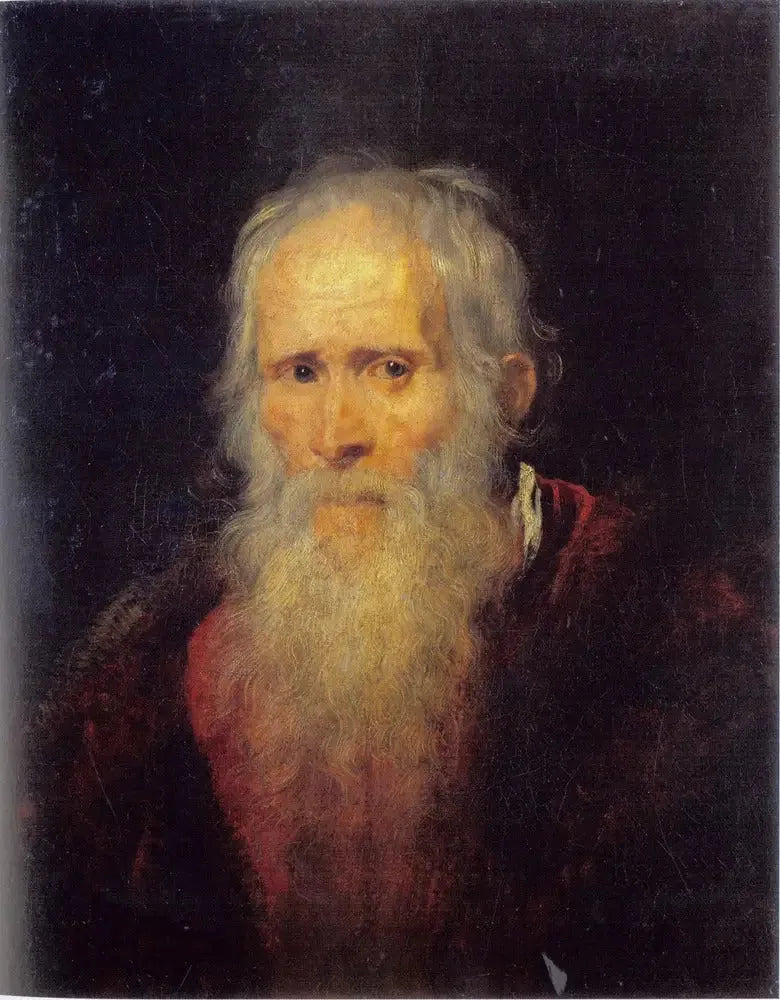 Kopf eines alten Mannes - Antoine van Dyck