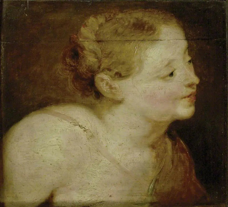 Kopf der Jägerin (Diana ?) - Peter Paul Rubens