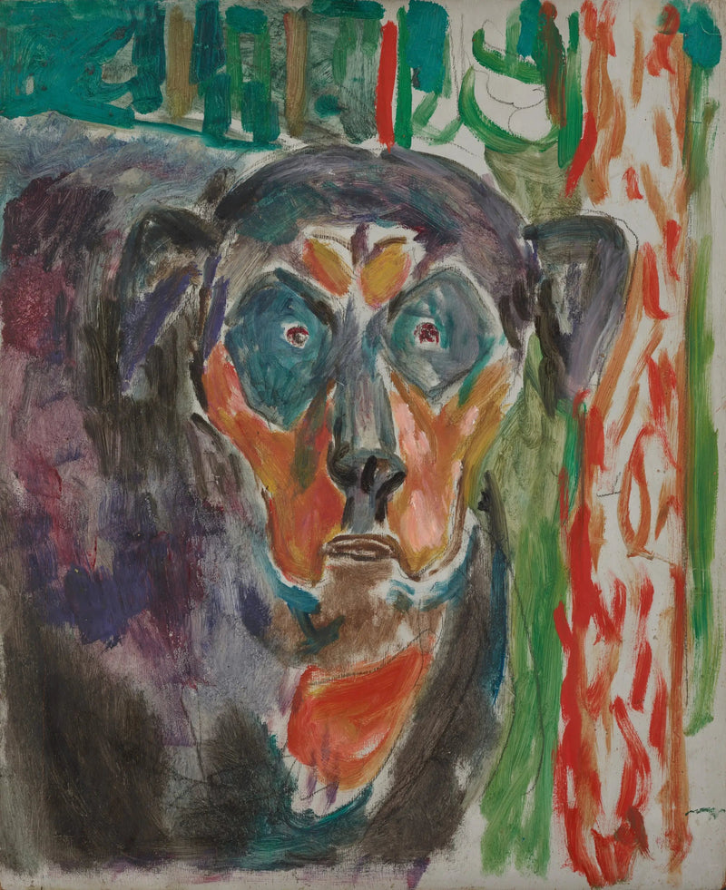 Hundekopf - Edvard Munch