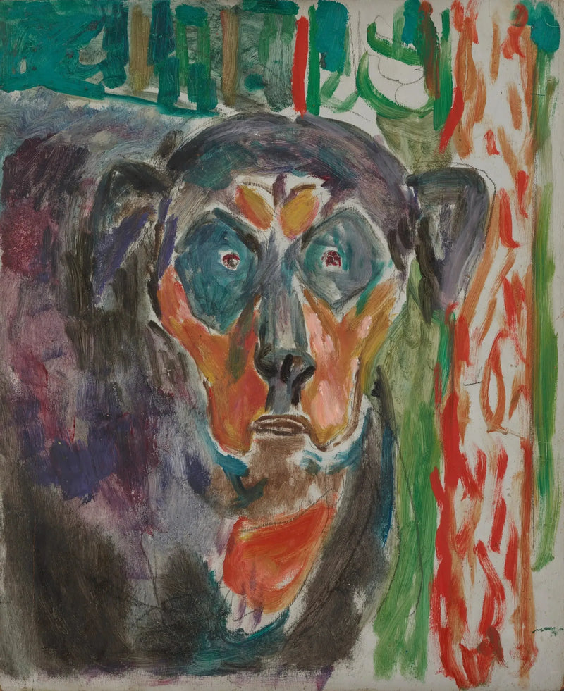 Hundekopf - Edvard Munch