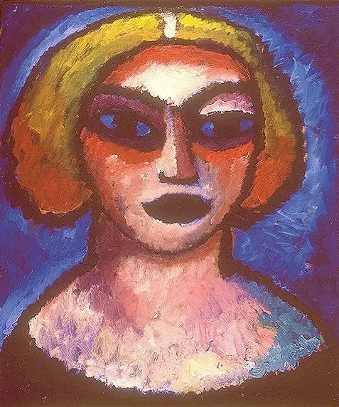Kopf einer Frau - Alexej von Jawlensky