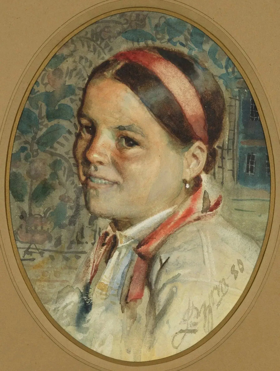 Kopf einer Frau - Anders Zorn