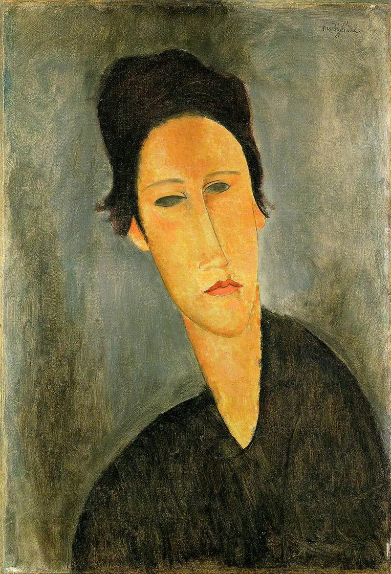 Frauenkopf (Anna Zborowska) - Amedeo Modigliani