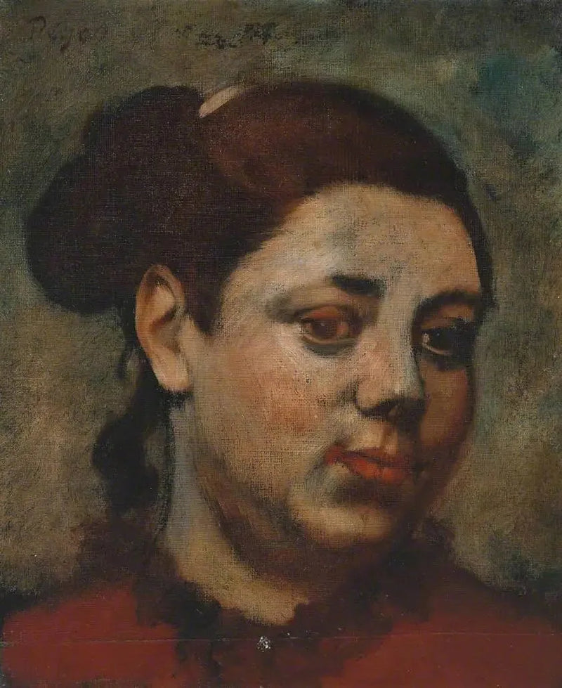 Frauenkopf - Edgar Degas