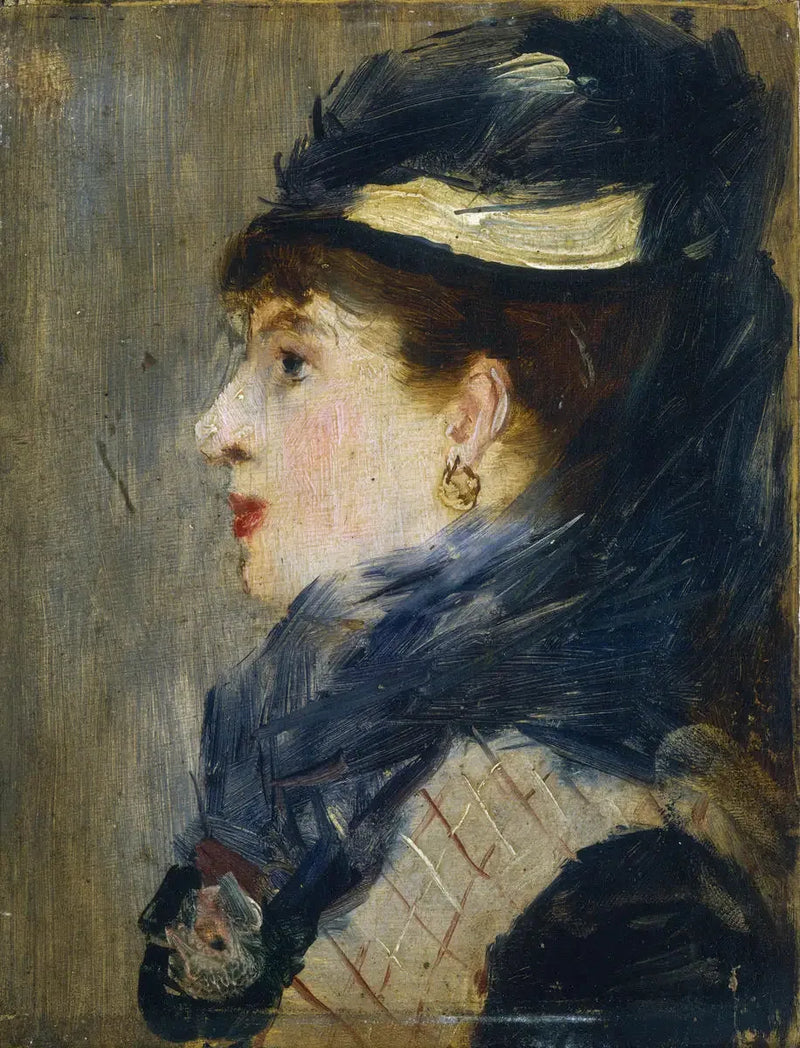 Frauenkopf - Édouard Manet